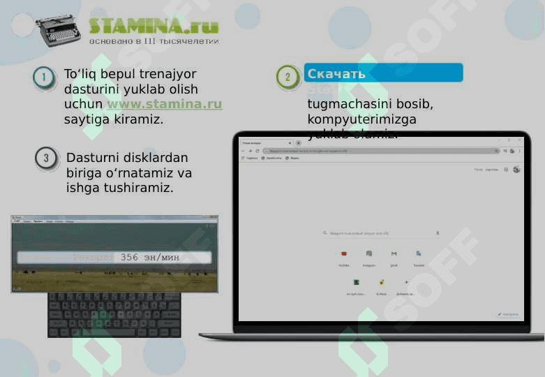 KLAVIATURA TRENAJYORLARI  YUMUQ KO‘ZLAR USULIDA MATN TERISH 3