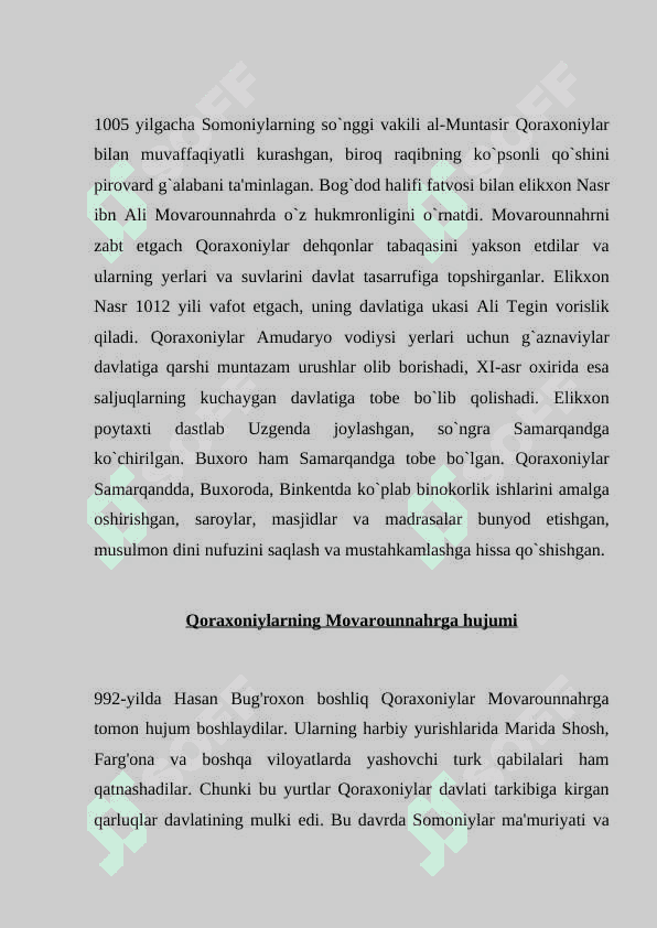 Qoraxoniylar davlati 5
