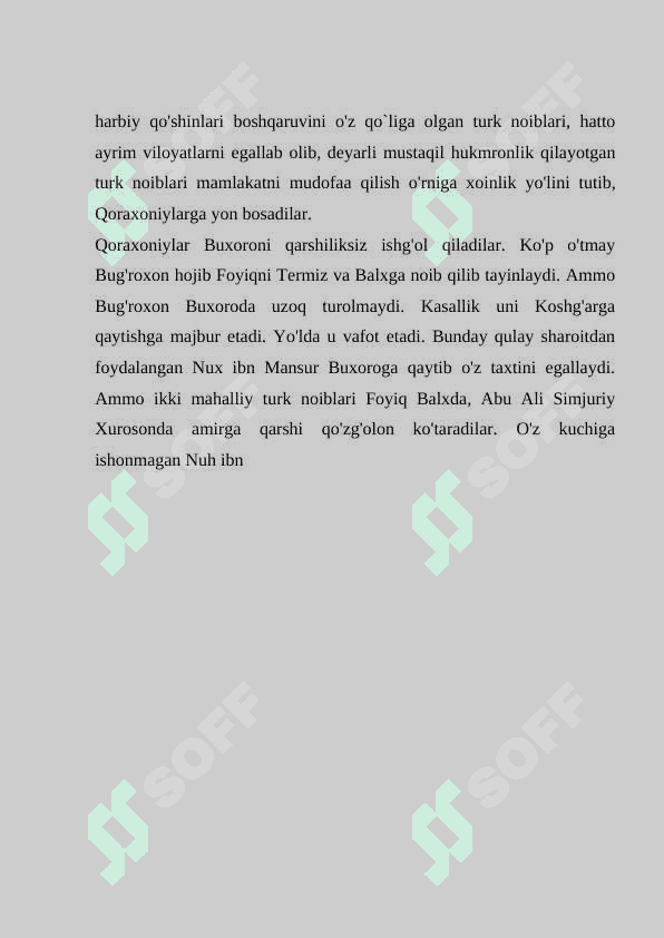 Qoraxoniylar davlati 6