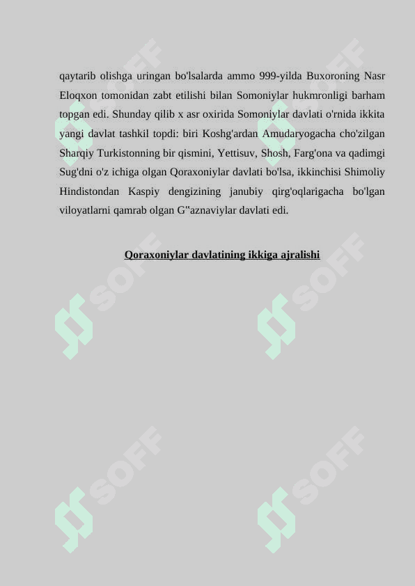 Qoraxoniylar davlati 8