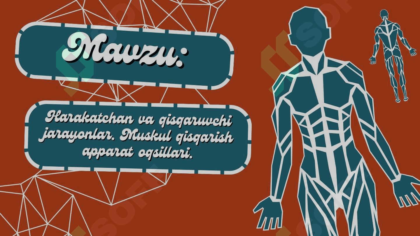 Harakatchan va qisqaruvchi jarayonlar. 2