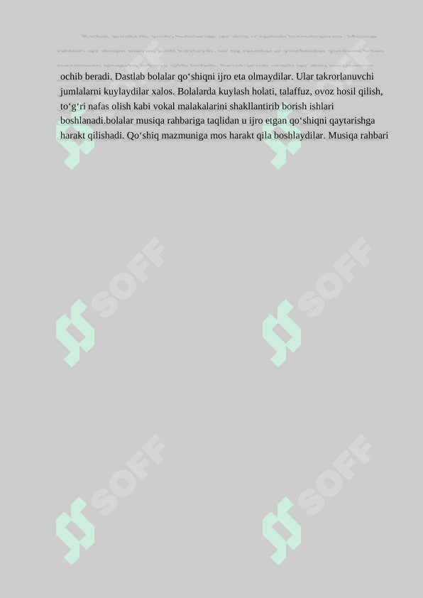 Maktabgacha ta’lim tashkilotlarida musiqa mashg’ulotlarini rejalashtirish, musiqa ifoda vositasi 4