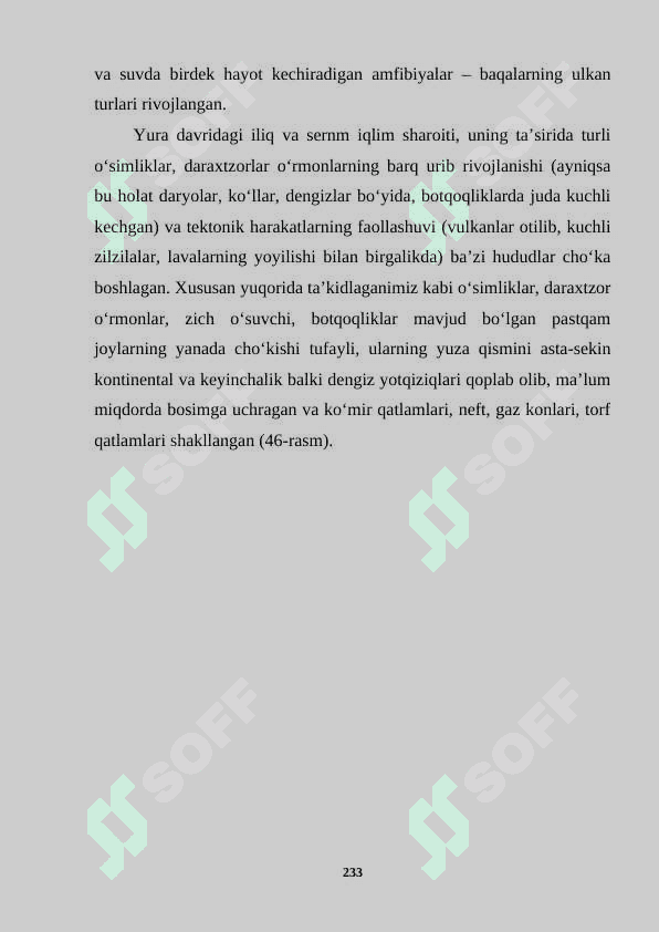 Mezazoy erasi. Trias, yura, bo‘r davrlari. 7