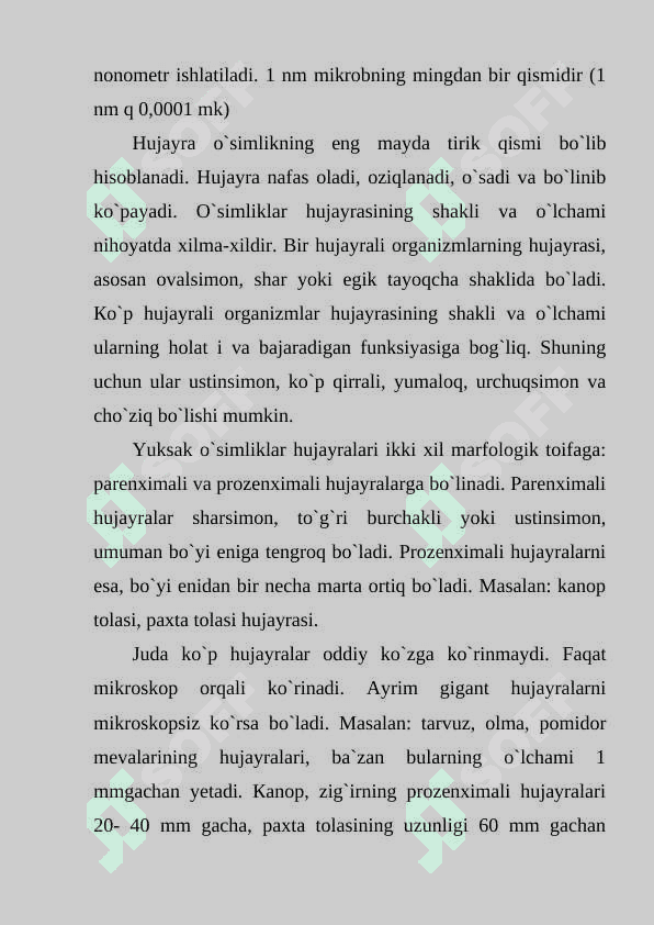 Sitoplazma uning kimyoviy tarkibi va fizik xossalar 3