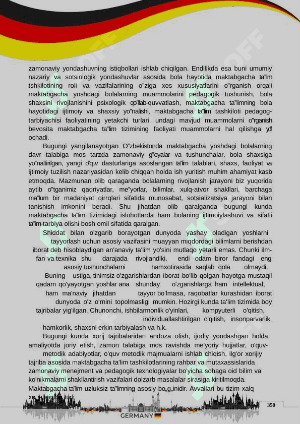 MAKTABGACHA TA’LIM TASHKILOTLARIDA INNOVATSION TA’LIM TEXNOLOGIYALARINING QO‘LLANILISHI 2
