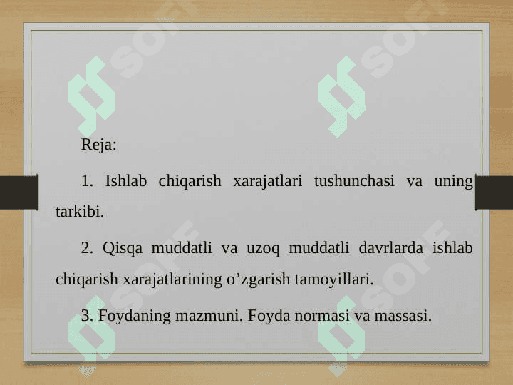 Mamlakatni modernizatsiyalash sharoitida korxona foydasi va uni maksimallashtirish yoʻllari 2