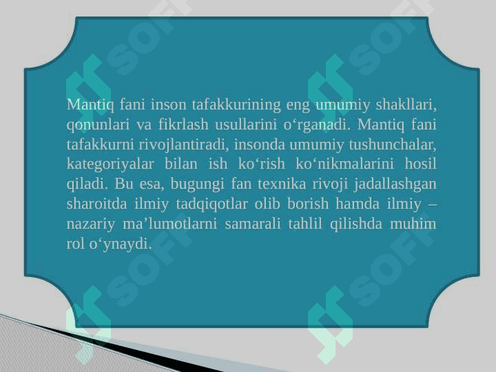 Mantiqning bilish nazaryasi tarkibiy qismlari 6