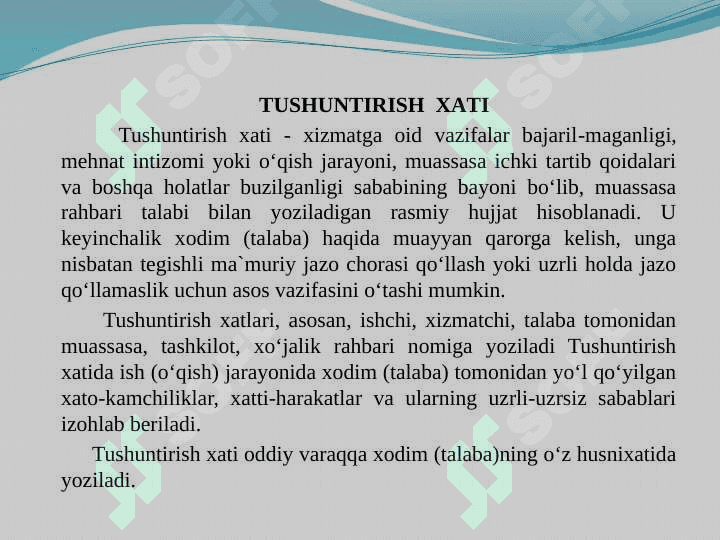 RASMIY ISH HUJJATLARINI HUSNIXAT BILAN YOZISH 5