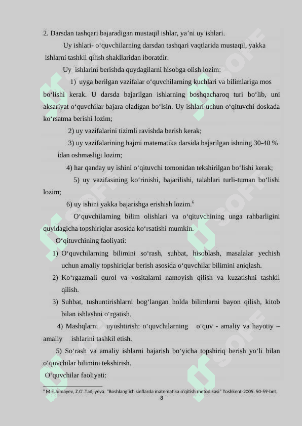 Boshlang‘ich 4-sinflarda  matematikadan rasm, sxema, chizma shaklida berilgan topshiriqlar va ularni yechishga o‘rgatish metodikasi 8
