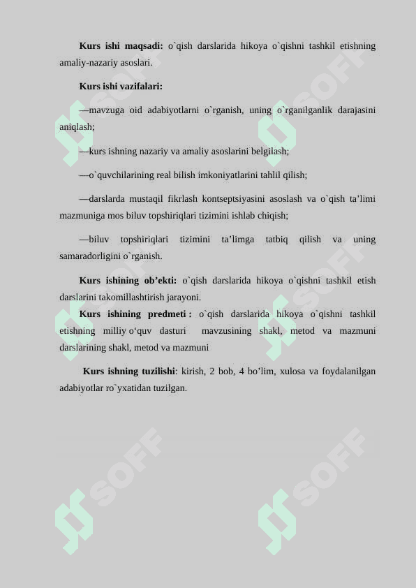 2-SINF O`QISH DARSLARIDA HIKOYA  O`TISH USULBIYOTI 5