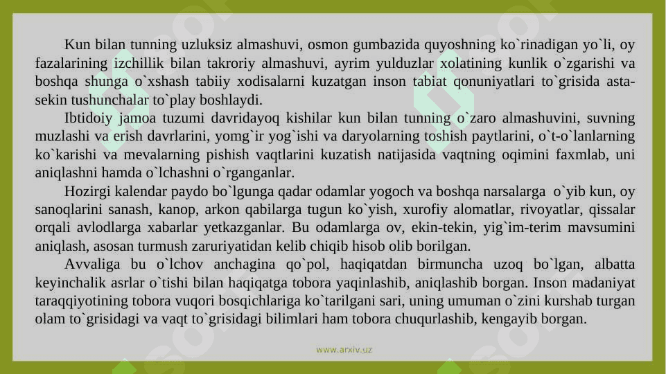 Zamonaviy o‘lchov birliklari 8