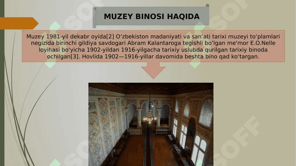 SAMARQAND VILOYATI O'LKASHUNOSLIK MUZEYI 4