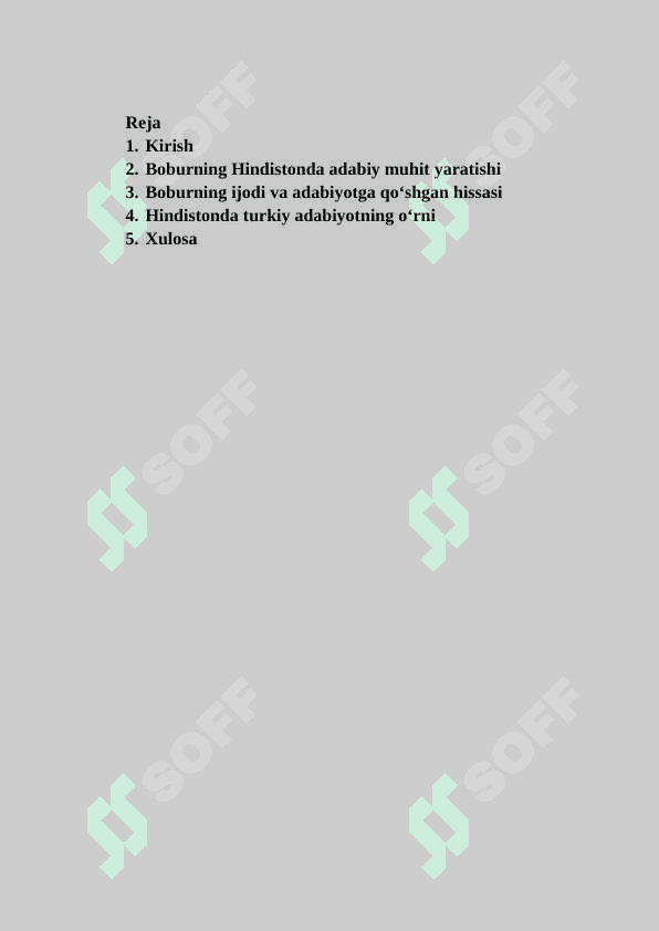 Bobur adabiy muhiti va uning manbalari 2