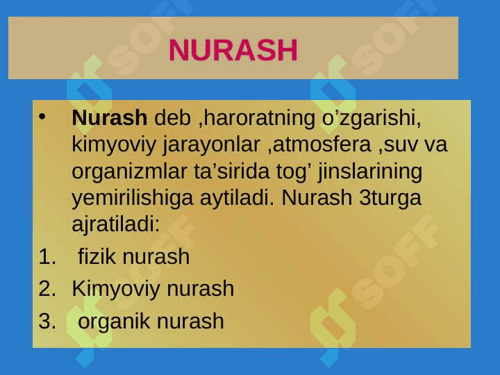 EKZOGEN JARAYONLAR 2