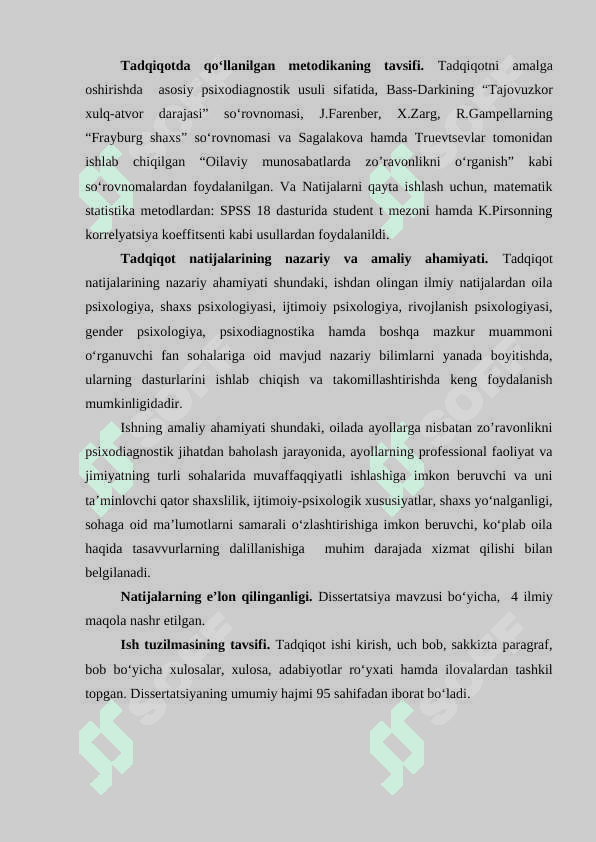 OILADA AYOLLARGA NISBATAN ZO’RAVONLIKLARNING IJTIMOIY-PSIXOLOGIK OMILLARI 8