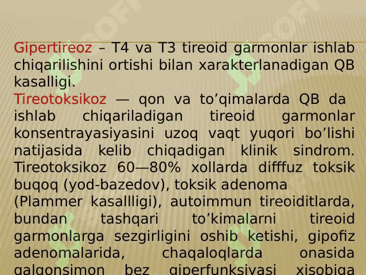 Tireotoksikoz farmakoterapiyasi 2