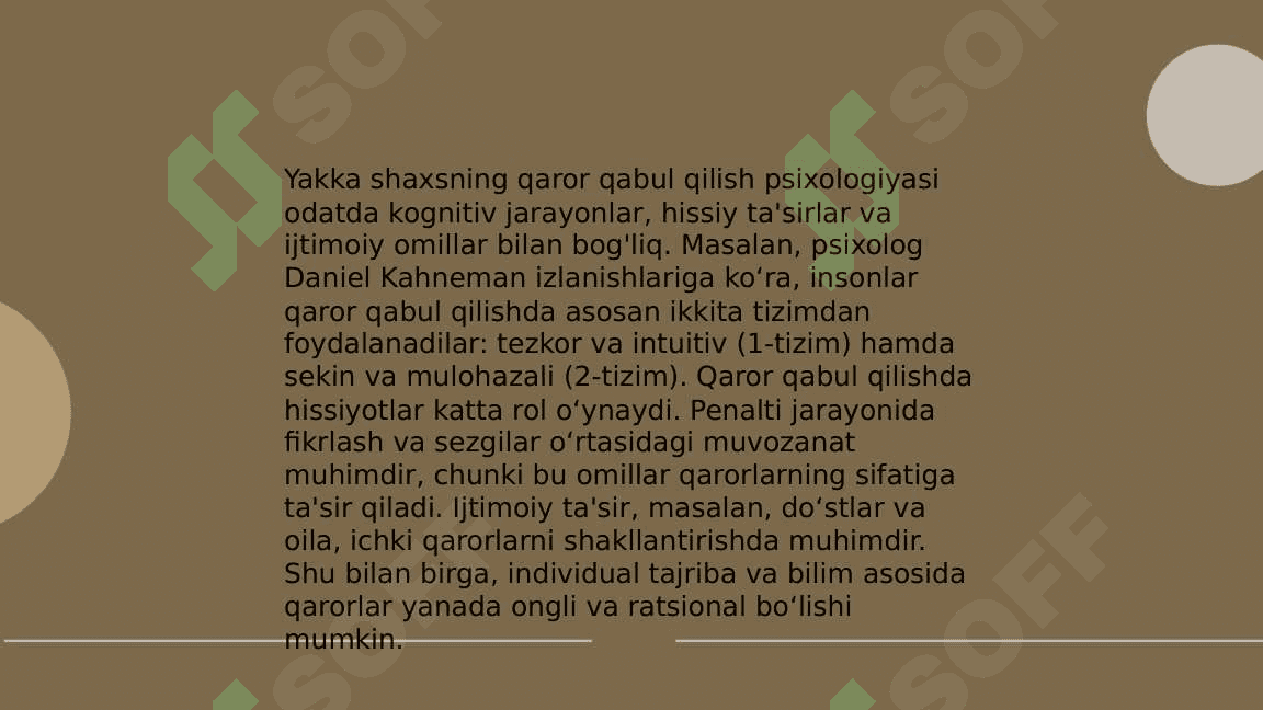 Qaror qabul qilishda individual va guruh pisixalogiyasi 4
