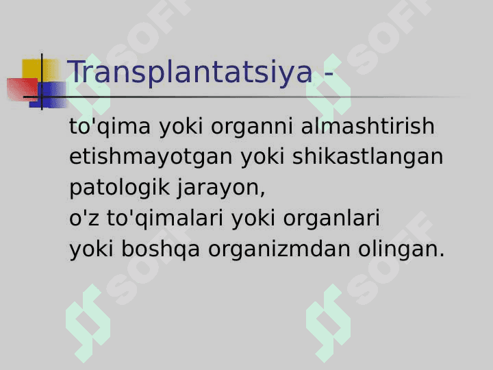 Transplantalogiya va endovizual jarrohlik asoslari robototexnika 2