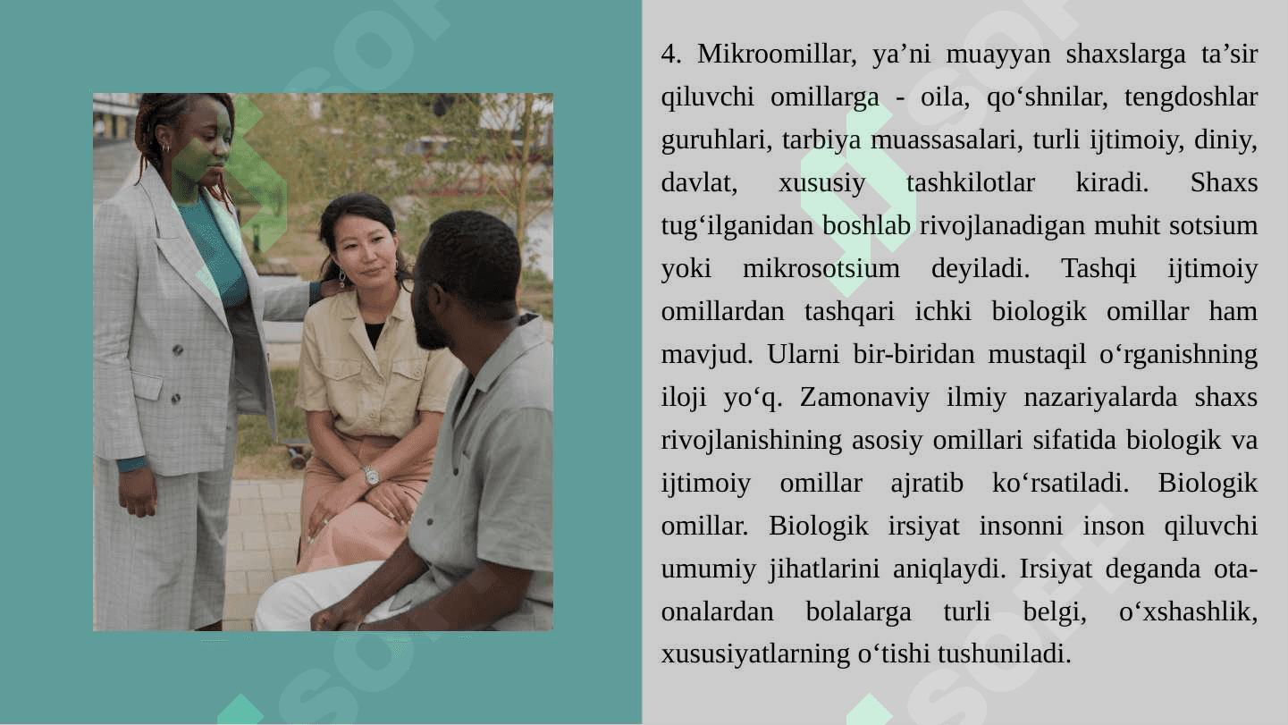 Ijtimoy muhit bolani tarbiyalashning omili sifatida 4