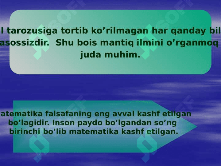 QO’SHISH FORMULALARI Dars ishlanma 9-sinf 6
