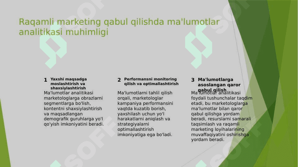 Raqamli marketing korxona faoliyatidagi òrni 8