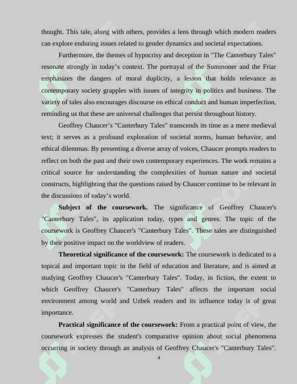 Cantenbury tales by Geoffrey Chaucer 4