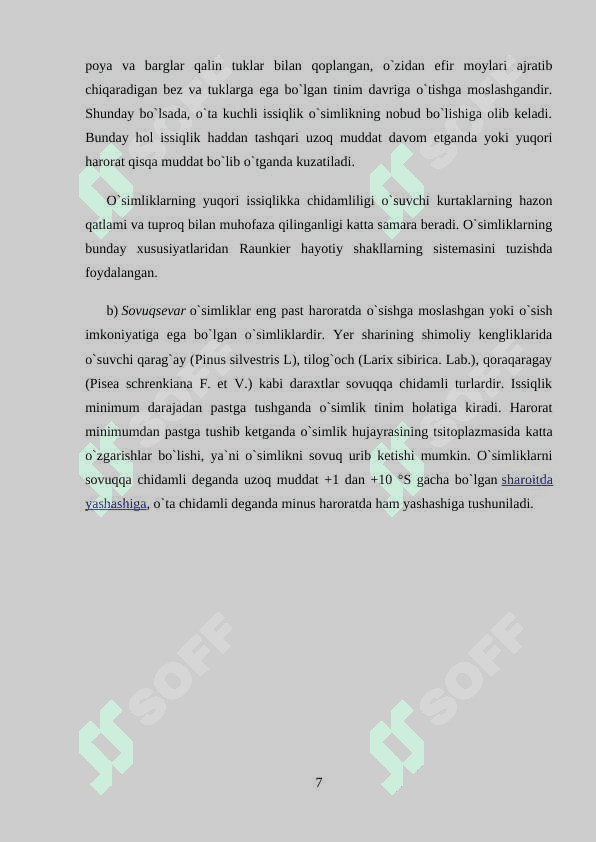 Hayvonlarning o`simliklarga ta`siri 7