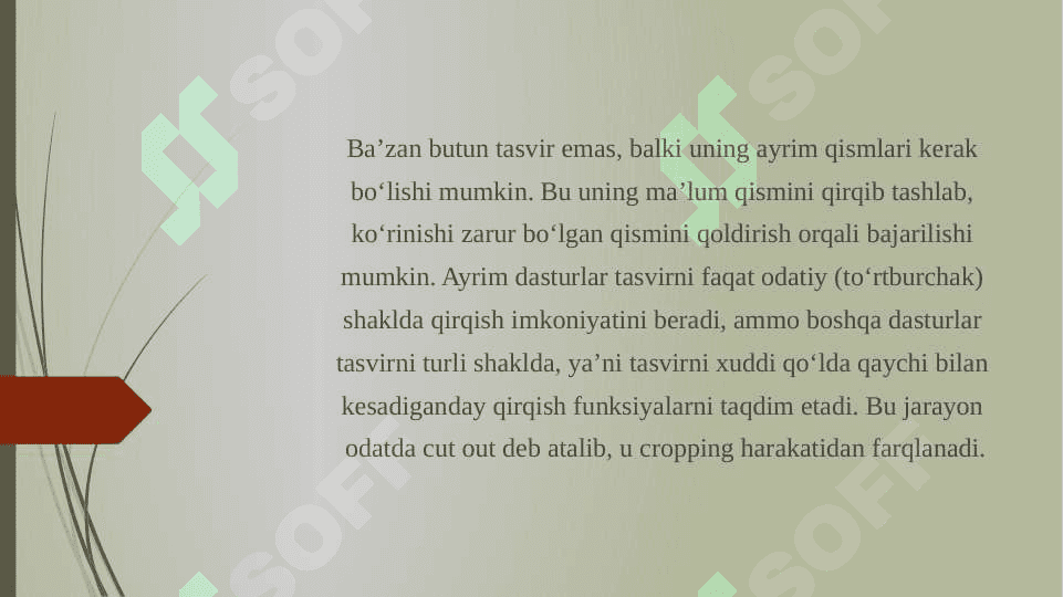 Tasvirni qirqish va aylantirish 2