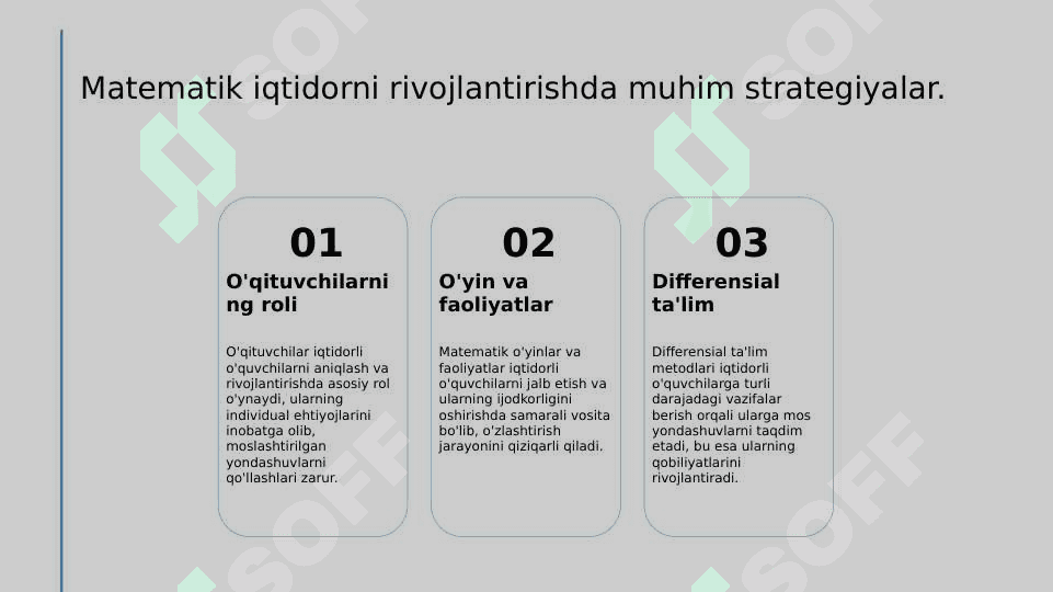Boshlanğich sinfda  matematikadan iqtidorli õquvchilar bilan  ishlash   2-sinf  misolida 3