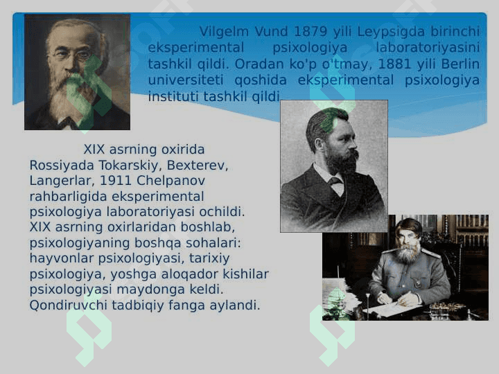 Umumiy psixologiya fani predmeti, ilmiy tadqiqot metodlari 7