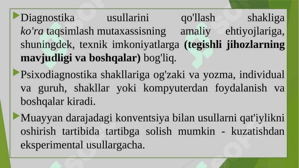 Logopsixologiya va psixologik korreksiya metodlari. 6