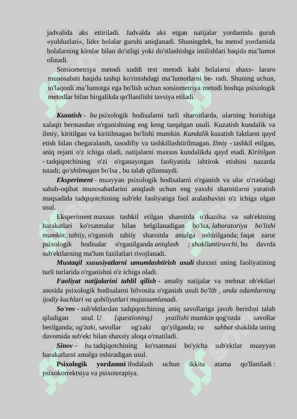 Logopsixologiya va psixologik korreksiya metodlari. 4