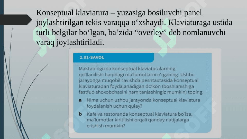 Kiritish qurilmalari va ularning qoʻllanilishi informatika 6