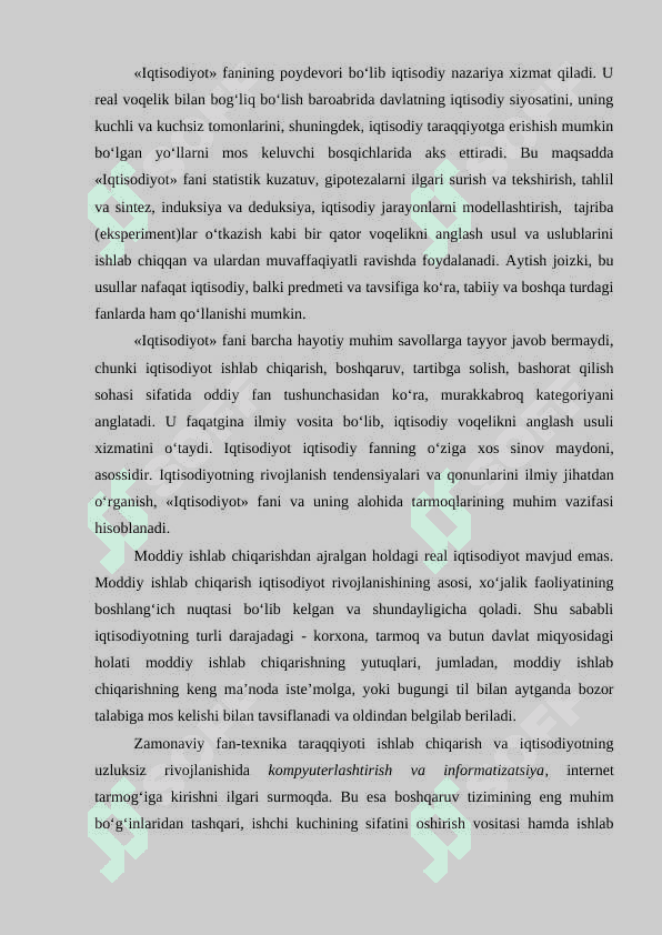 Sanoat korxonasi bozor iqtisodiyoti subekti sifatida. 3
