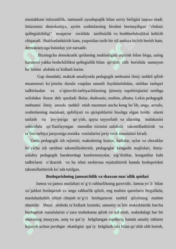 Ta’lim muasasasasi menejmenti. Korreksion pedagogika asoslari 7