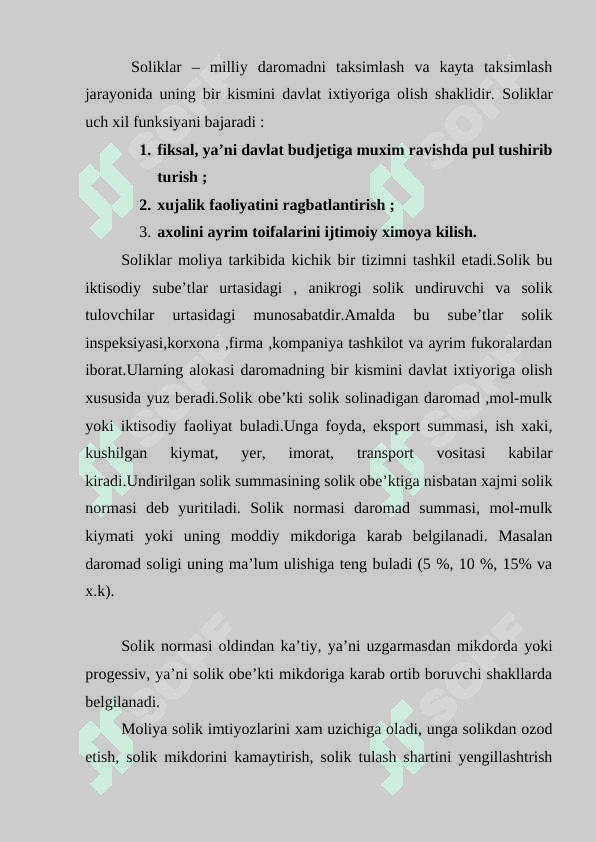 Davlat byudjetining daromadlari. 8