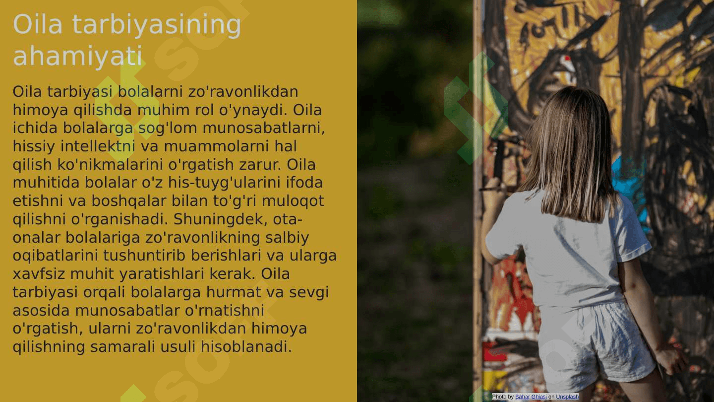 BOLALARGA NISBATAN ZOʻRAVONLIKNI OLDINI OLISH CHORA TADBIRLARI 3