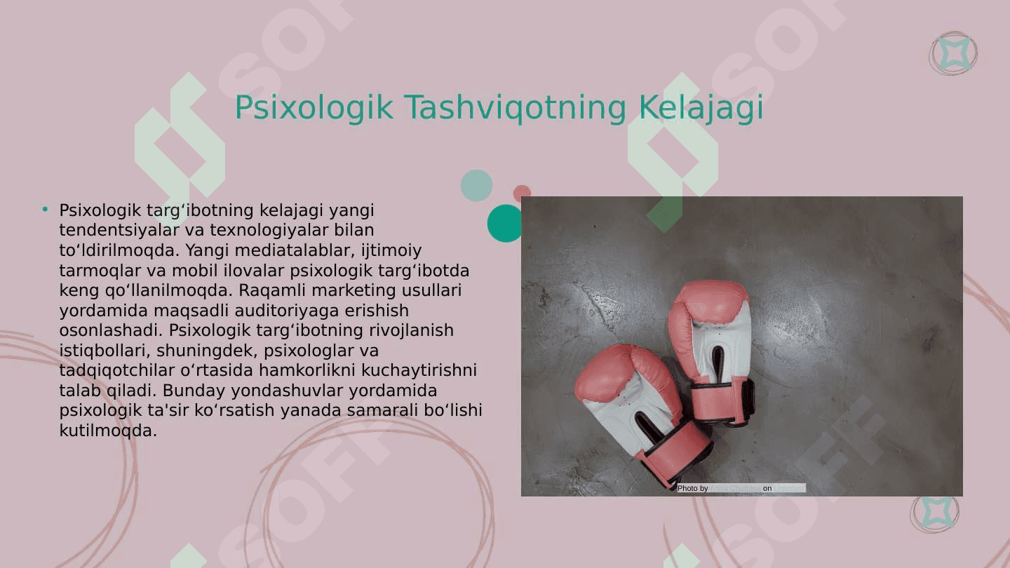 Psixologik tashviqod  targ'ibot ishlarining  o'ziga xos xususiyatlar 8