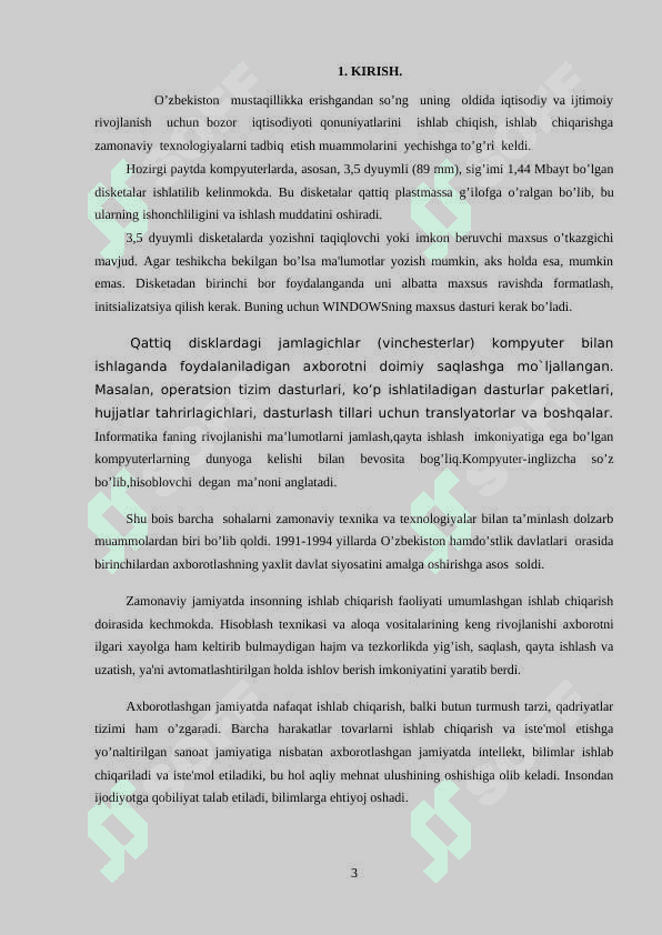OPTIK DISKLAR BILAN ISHLASH 3