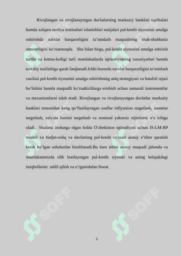 IS-LM modelida byudjet-soliq  va pul-kredit siyosati 5