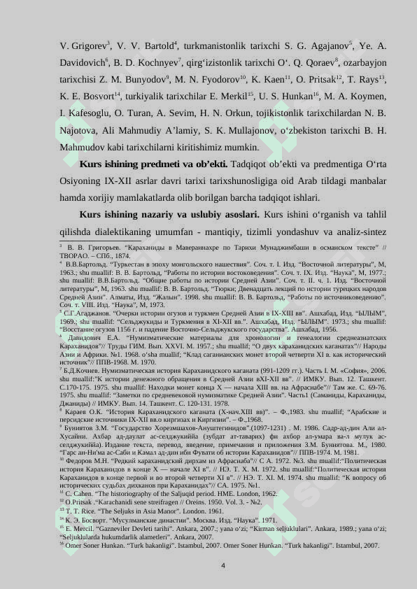 O‘RTА ОSIYONING IХ–ХV АSRLАR TАRIХIGА ОID YOZMА MАNBАLАR VA ULARNING O‘RGANILISHI 4