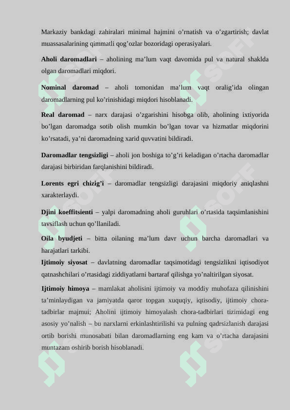 Korxonalar faoliyatini davlat tomonidan tartibga solish tartibi 6