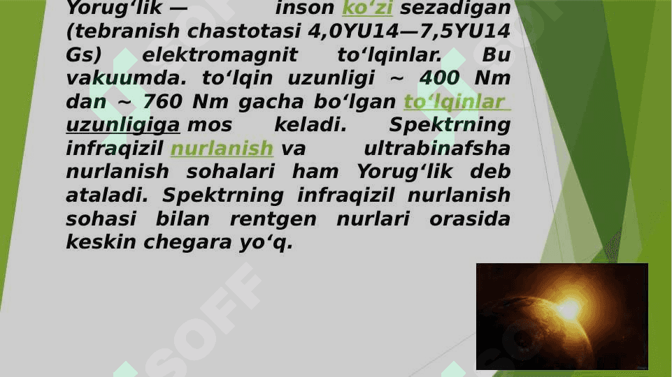 Elektromagnit to'lqinlarning muhit bilan o'zaro ta'siri. Yorug'lik dispersiyasi 2