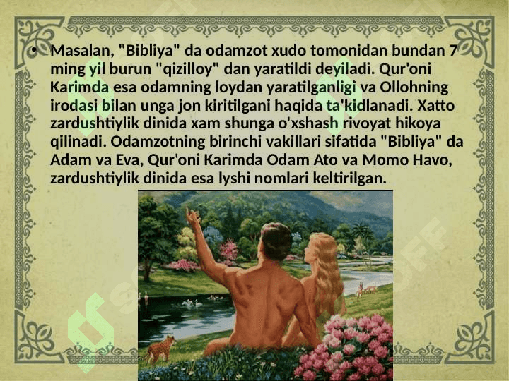 Insoniyatning paydo bo'lishi va ilk gominitlar 4