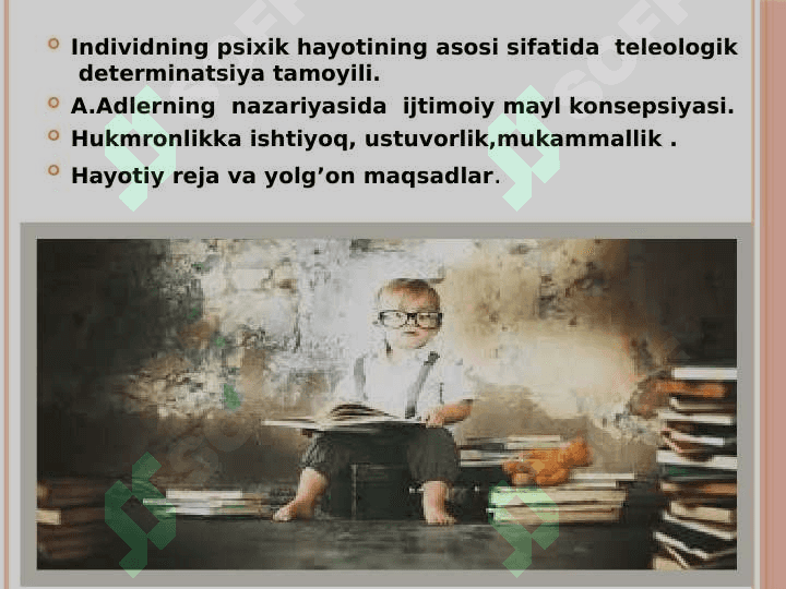 Jorj Kelli, Adler Alfred ishlari 7