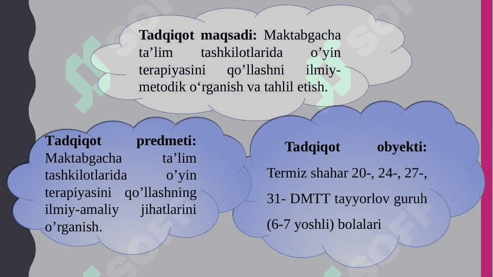 MAKTABGACHA TA'LIM TASHKILOTLARIDA O'YIN TERAPIYASINI QO'LLASH 4