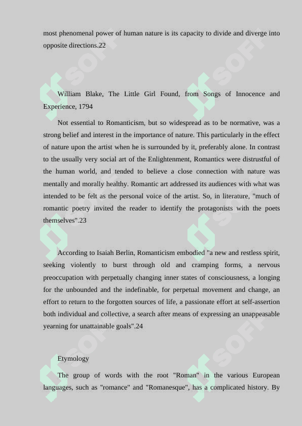 Romanticism and reason 4