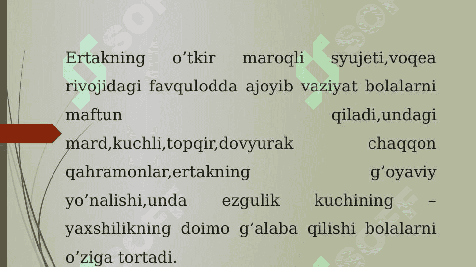 Har xil janrdagi asarlar bilan ishlashning o’ziga xos xususiyatlari 8