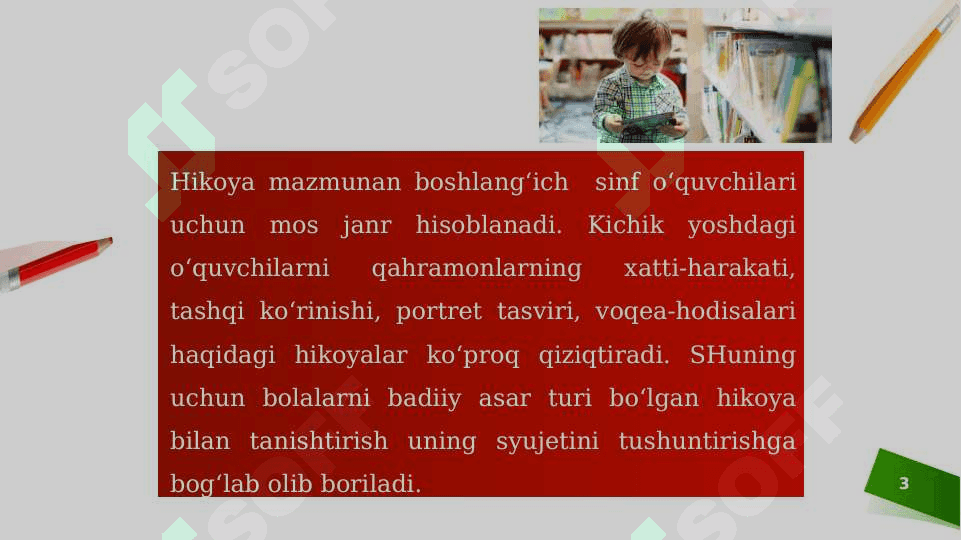 Hikoya janridagi asarni o’qitish metodikasi 3