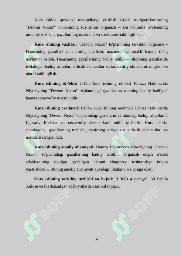 HAMZANING "DEVONI NIXON" TO'PLAMINING TUZILISHI VA G'AZALLAR BADIYATI 4